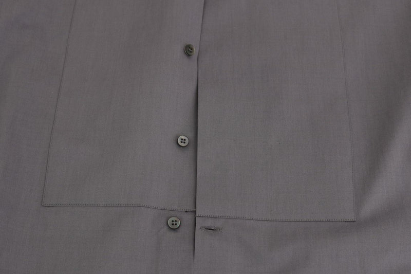 Gray Crystal Bee GOLD SLIM Fit Shirt