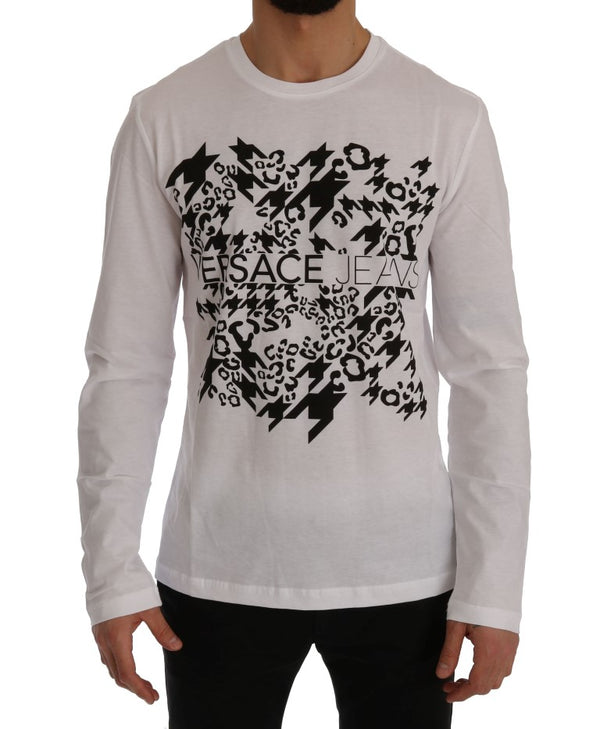 White Motive Cotton Sweater