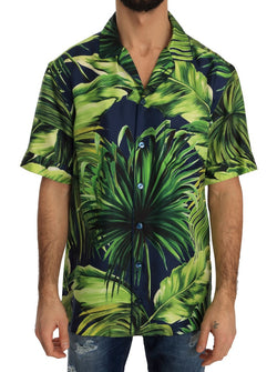 Green Banana Silk Short Sleeve Shirt