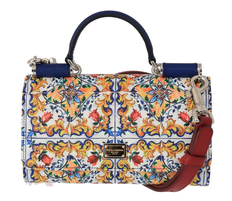 Multicolor SICILY Majolica Leather Bag