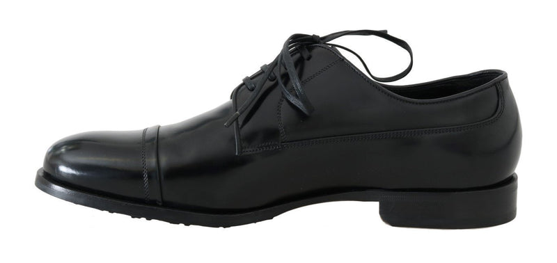 Black Polished Leather Dress Formal Shoes