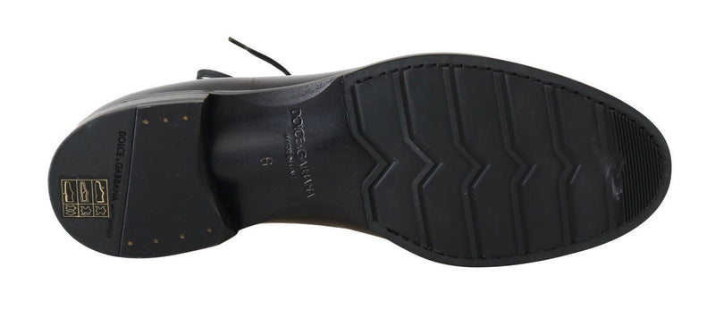 Black Polished Leather Dress Formal Shoes