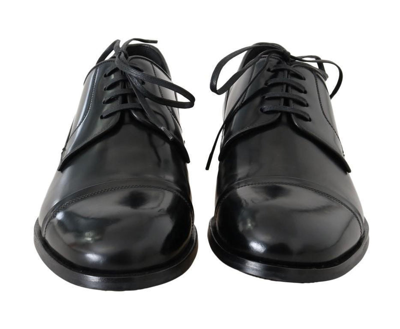 Black Polished Leather Dress Formal Shoes