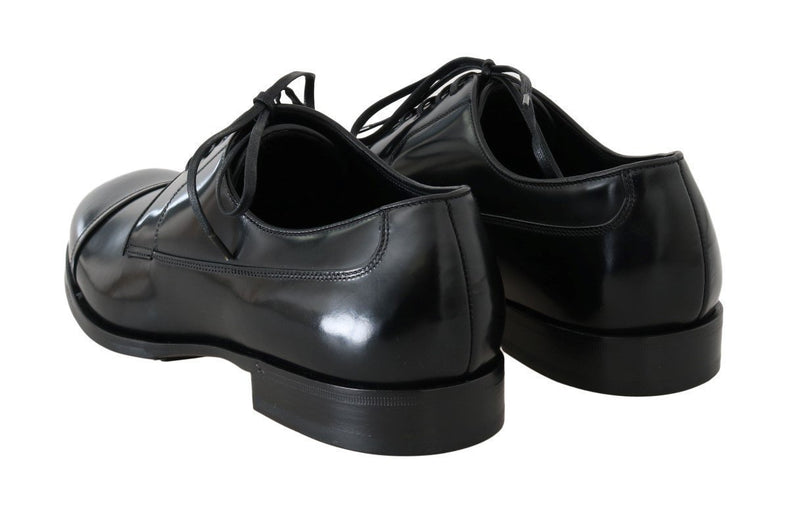 Black Polished Leather Dress Formal Shoes