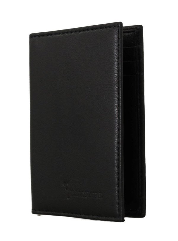 Black Leather Bifold Wallet