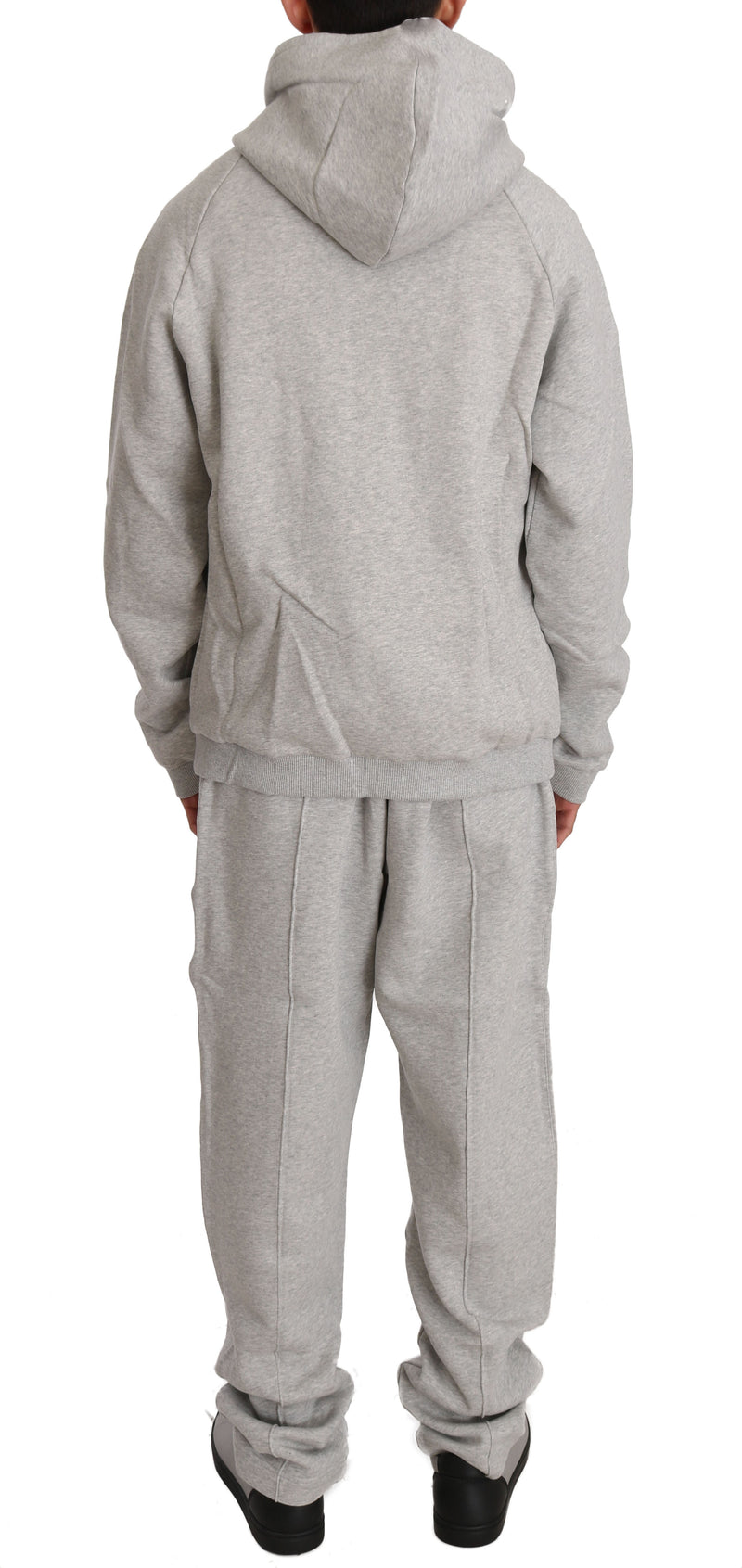 Gray Cotton Sweater Pants Tracksuit