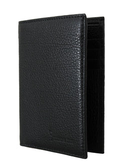 Black Leather Bifold Wallet