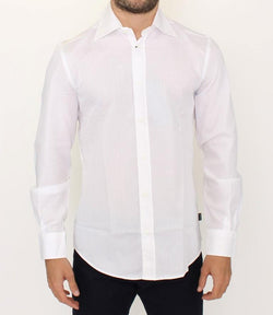 White striped cotton shirt