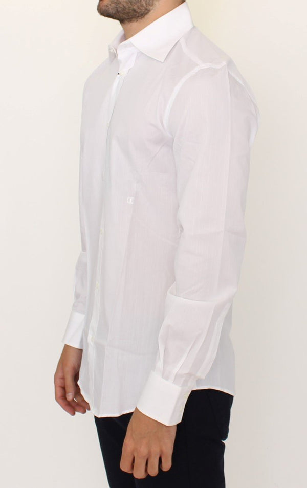 White striped cotton shirt