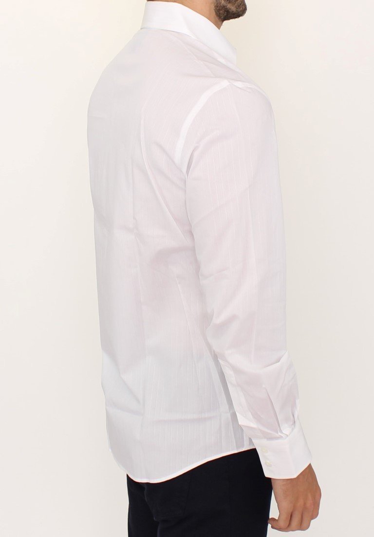 White striped cotton shirt