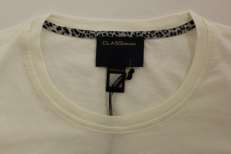 White crewneck cotton t-shirt