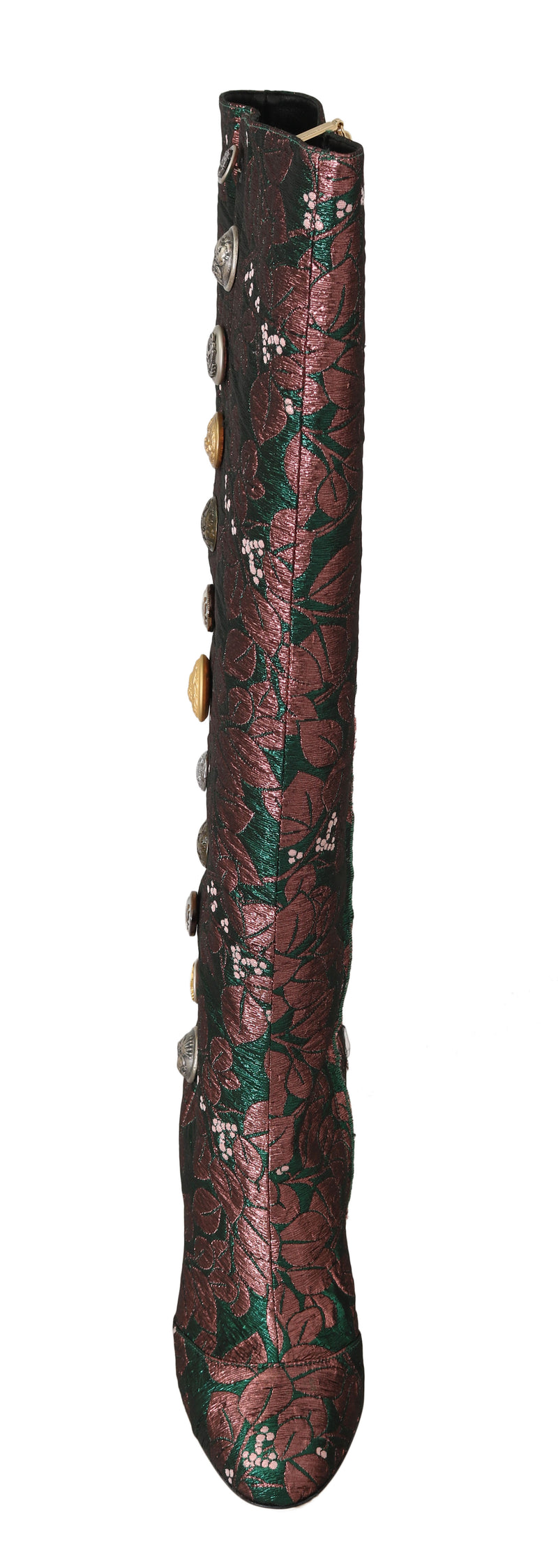 Green Pink Jacquard DG Logo Boots