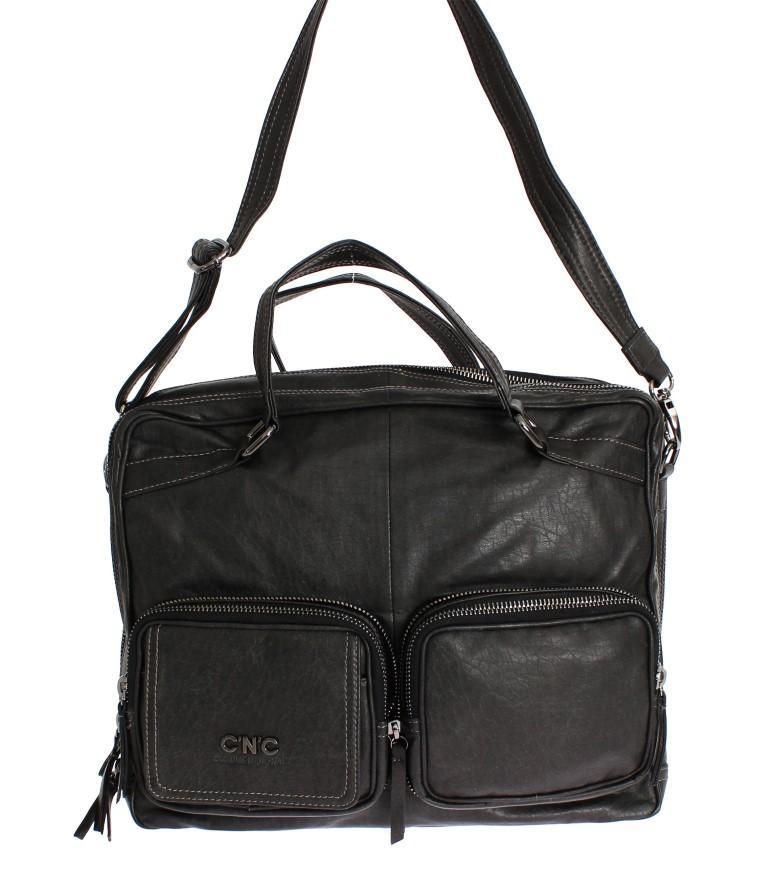 Dark Gray Messenger Laptop Bag for Men or Shoulder Bag for Men