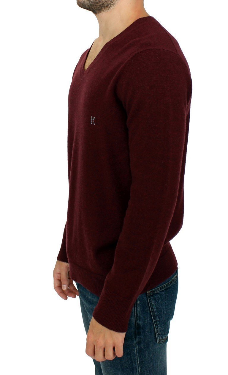 Bordeaux wool pullover sweater