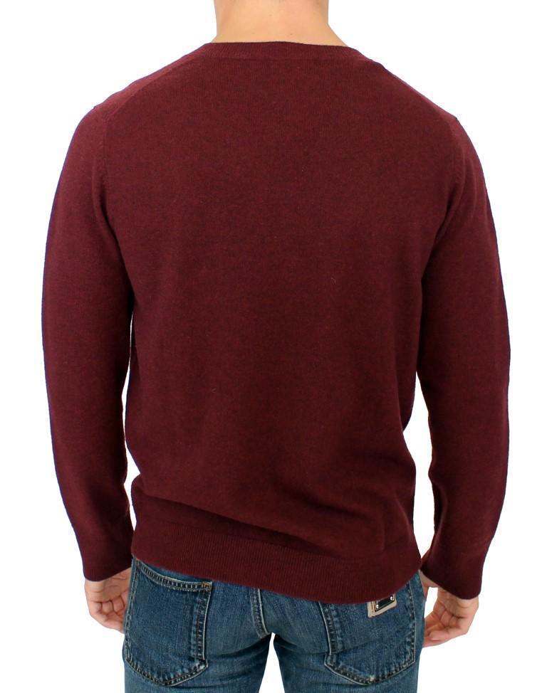 Bordeaux wool pullover sweater