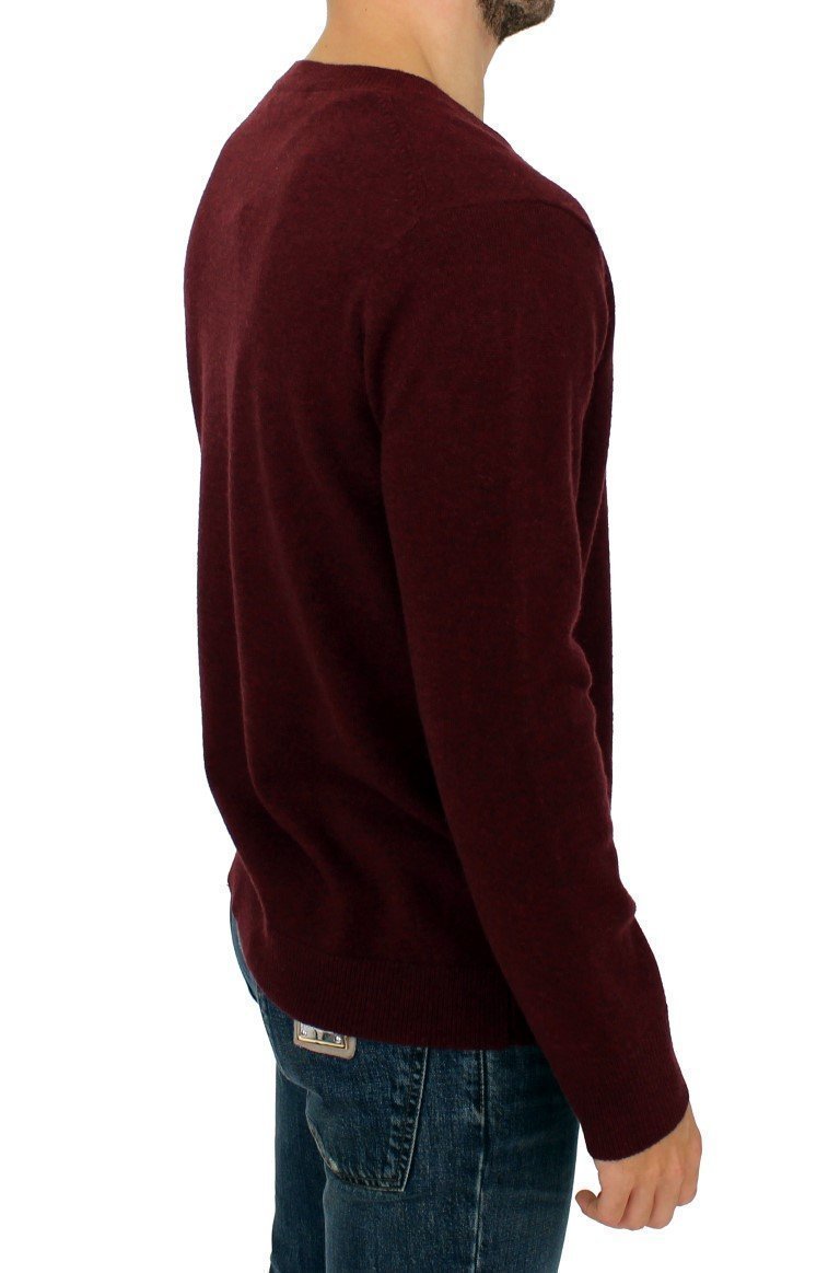 Bordeaux wool pullover sweater