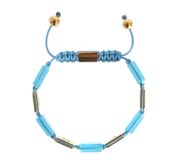 CZ Blue Opal 18K Gold 925 Bracelet