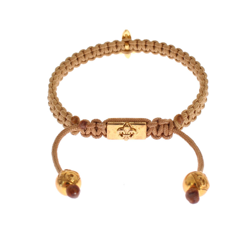 Nialaya Logo 18K Gold 925 Silver Bracelet