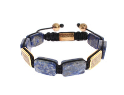 CZ Lapis 18K Gold 925 Bracelet