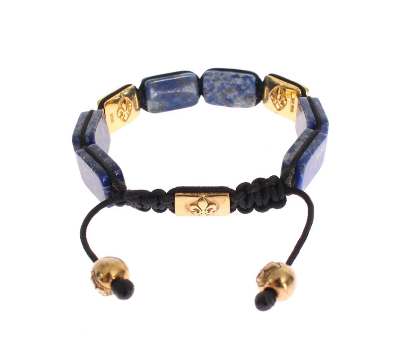 CZ Lapis 18K Gold 925 Bracelet