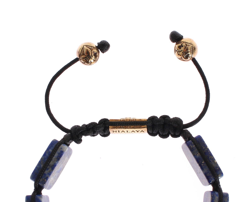 CZ Lapis 18K Gold 925 Bracelet