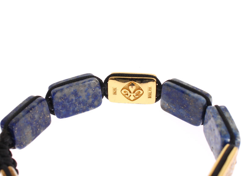 CZ Lapis 18K Gold 925 Bracelet