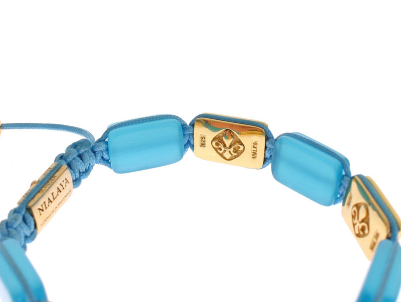 CZ Opal 18K Gold 925 Bracelet