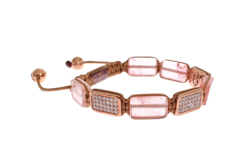 CZ Quartz Rose Gold 925 Bracelet