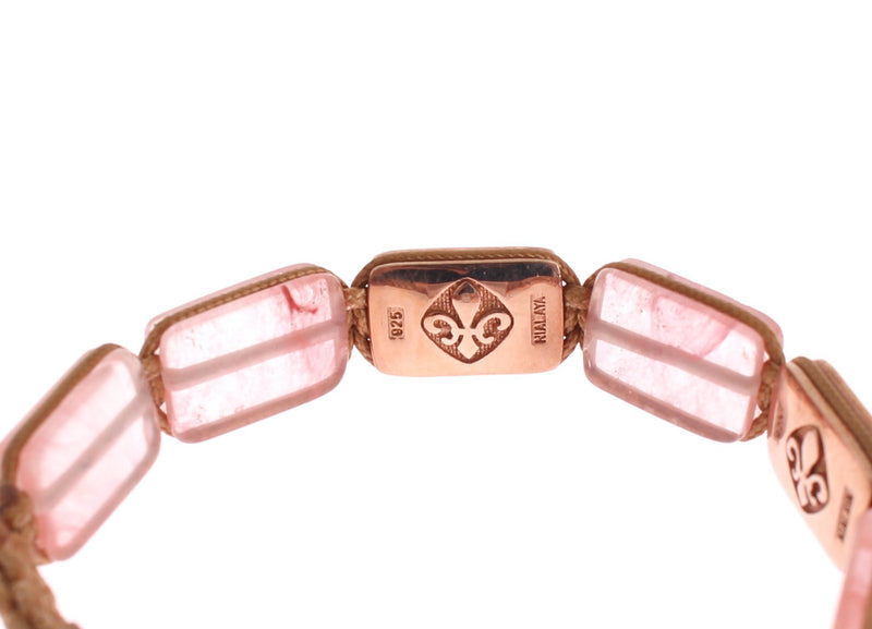 CZ Quartz Rose Gold 925 Bracelet