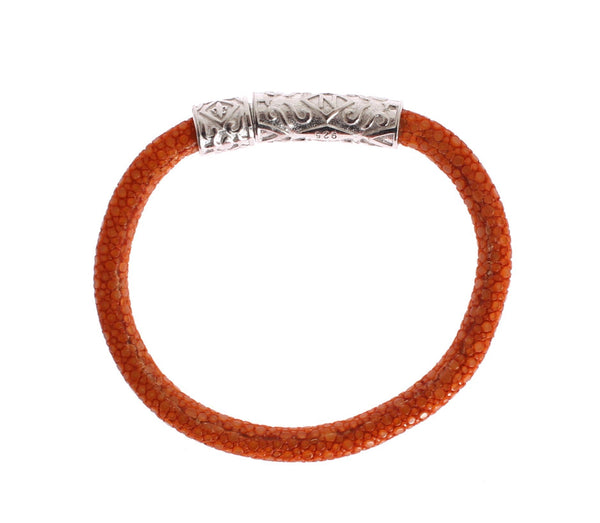 Orange Stingray 925 Bracelet