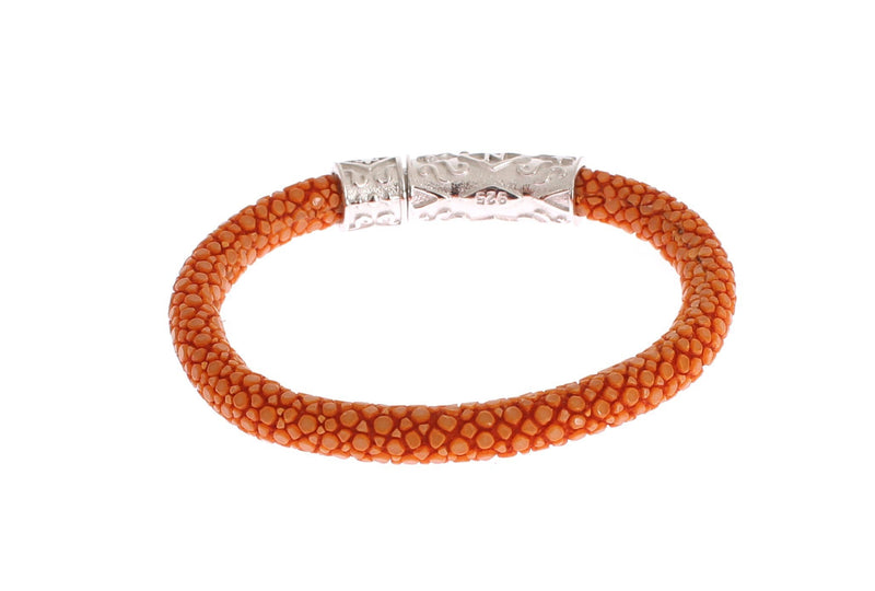 Orange Stingray 925 Bracelet