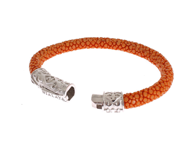 Orange Stingray 925 Bracelet