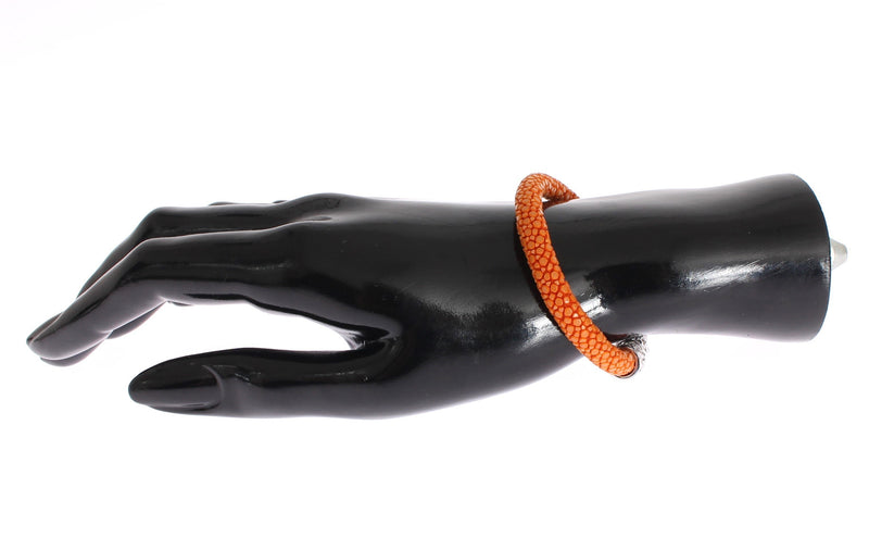 Orange Stingray 925 Bracelet