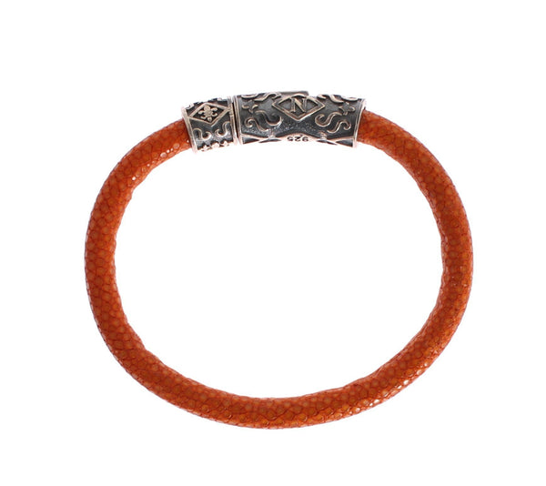 Orange Stingray 925 Vintage Bracelet