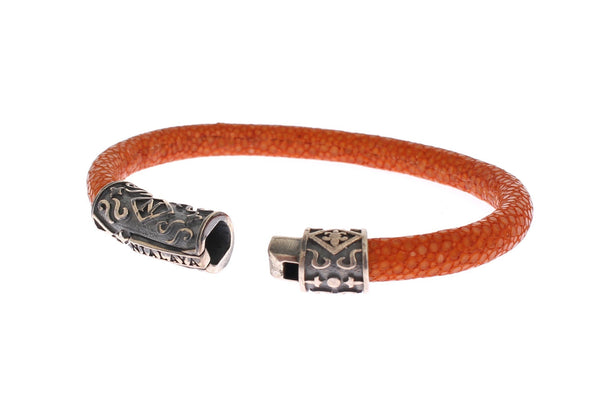 Orange Stingray 925 Vintage Bracelet