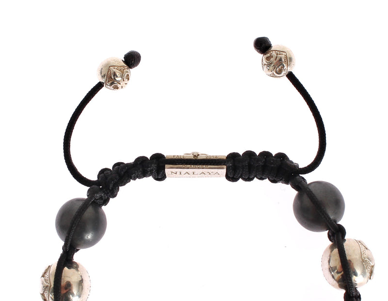 CZ Hematite 925 Bracelet