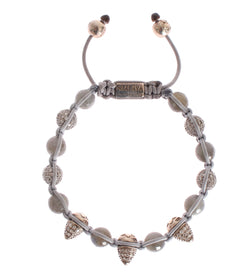 CZ Cone Labrodite 925 Silver Bracelet