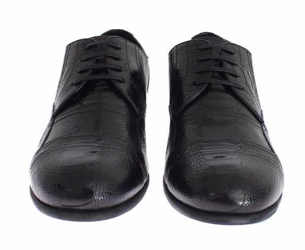 Ostrich Leather Formal Dress Shoes