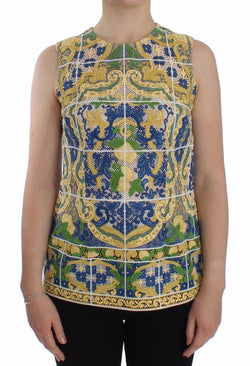 Multicolor Majolica Embroidered Sweater