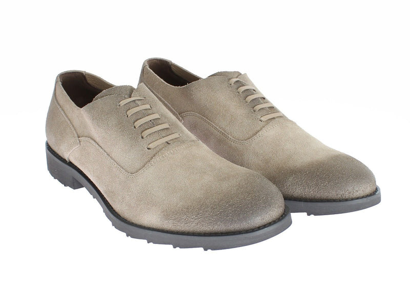 Beige Suede Leather Formal Dress Shoes