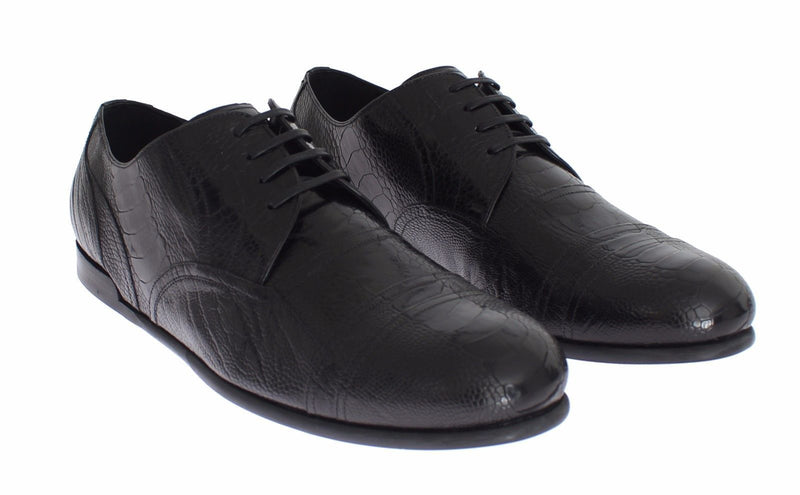 Ostrich Leather Formal Dress Shoes