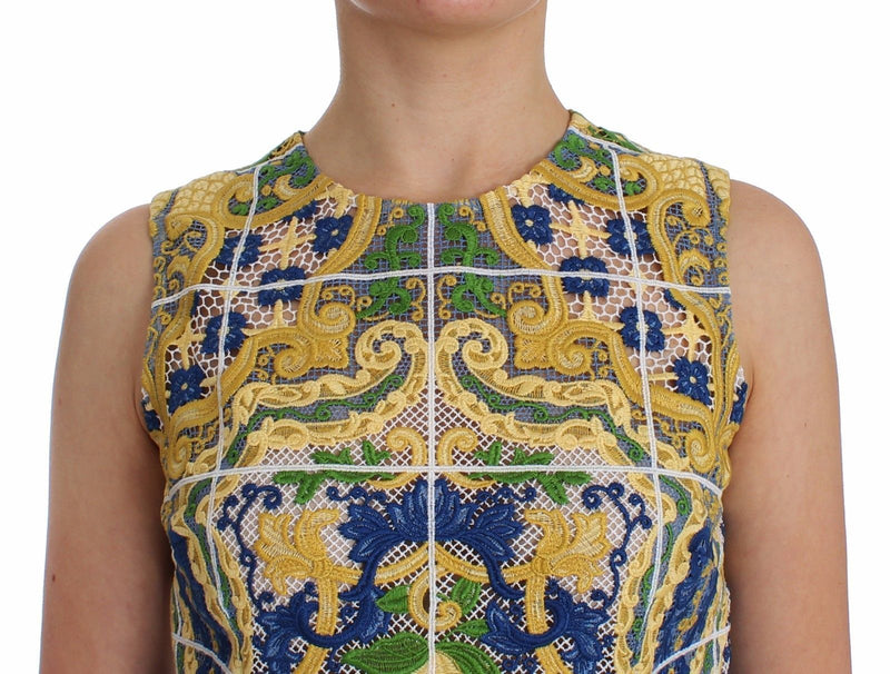 Multicolor Majolica Embroidered Sweater