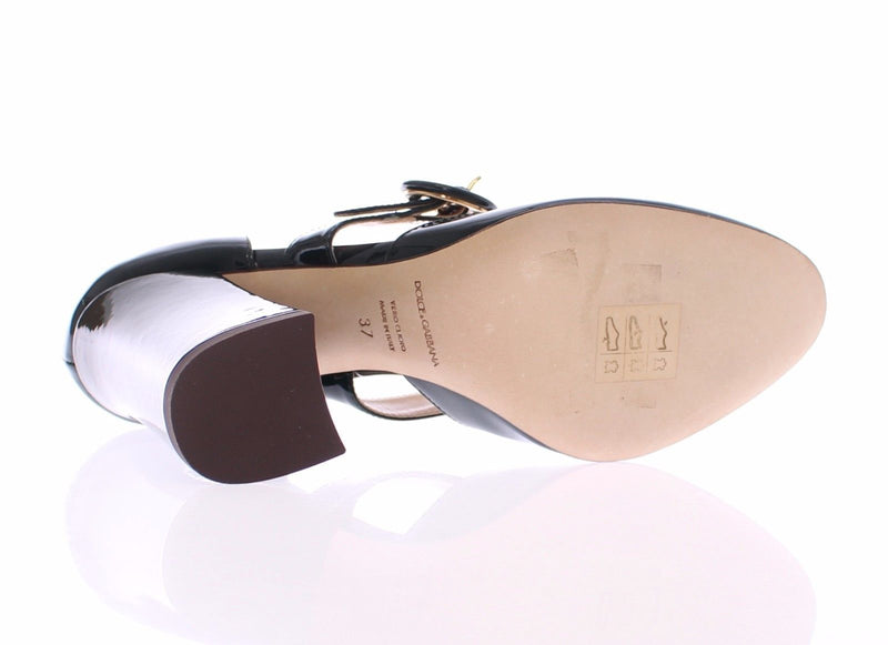 Green Patent Leather Mary Janes Shoes